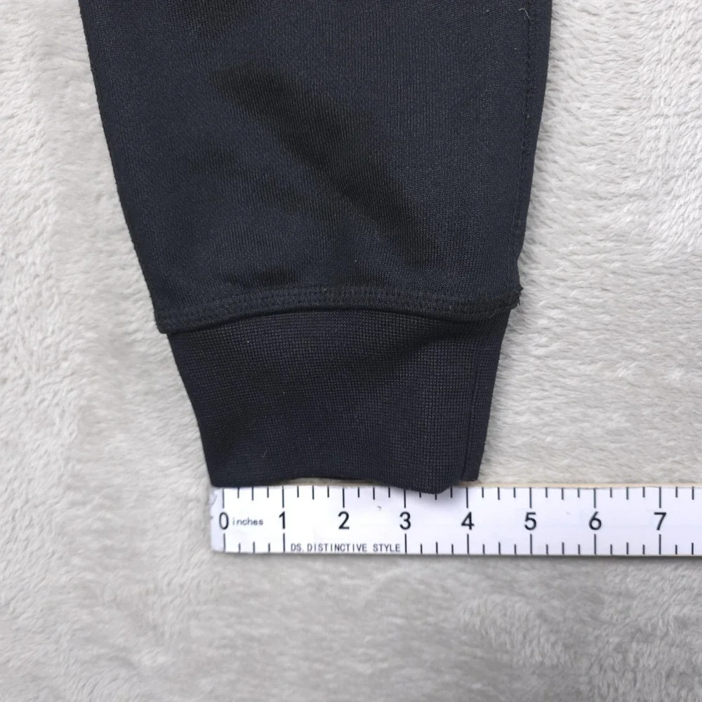 Nike Sweatpants‎ Mens Small Black Air Fleece Joggers Zip Pocket Tapered Gym Run